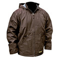 Heated Jackets | Dewalt DCHJ076ATD1-L 20V MAX Li-Ion Heavy Duty Heated Work Coat Kit - Large image number 0