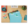 Office Jansan | Avery 16228 1.5 in. Wide 1/5-Cut Insertable Index Tabs with Printable Inserts - Assorted Colors (25/Pack) image number 3