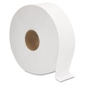 Paper Towels and Napkins | GEN G1513 3.3 in. x 1375 ft. 2-Ply JRT Septic Safe Jumbo Bath Tissue - White (6/Carton) image number 2