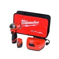 Impact Drivers | Milwaukee 2551-22 M12 FUEL SURGE Brushless Lithium-Ion 1/4 in. Hex Cordless Hydraulic Driver Kit with 2 Batteries (2 Ah) image number 0