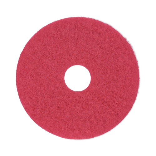 Boardwalk BWK4014RED 14 in. dia. Buffing Floor Pads - Red (5/Carton) image number 0