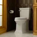 Fixtures | American Standard 2817.128.222 FloWise Elongated 1-Piece Floor Mount Toilet (Linen) image number 2