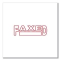 Office Jansan | Universal UNV10054 Pre-Inked Faxed Message Stamp - Red Ink image number 4