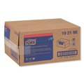 Cleaning Cloths | Tork 192196 13 in. x 21 in. Quat Friendly 1/4 Fold Foodservice Cloths - Blue (150/Carton) image number 1