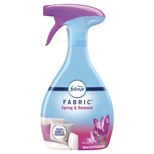 Cleaning & Janitorial Supplies | Febreze 80363511 FABRIC 23.6 oz. Spray Bottle Refresher/Odor Eliminator - Spring and Renewal (4/Carton) image number 0