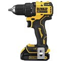 Drill Drivers | Dewalt DCD708C2-DCB204-BNDL 20V MAX XR ATOMIC Brushless Lithium-Ion 1/2 in. Cordless Compact Drill Driver Kit with 3 Batteries Bundle (1.5 Ah/4 Ah) image number 2