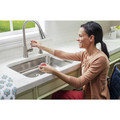 Kitchen Sinks | Elkay ELUHAD211545 Lustertone Undermount 23-1/2 in. x 18-1/4 in. Single Bowl ADA Sink (Stainless Steel) image number 2