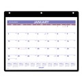  | AT-A-GLANCE SK8-00 12-Month (Jan-Dec): 2026 11 in. x 8 in. Monthly Desk/Wall Calendar with Plastic Backboard and Bonus Pages - White/Violet/Red Sheets image number 0