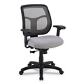 Office Chairs | Eurotech MT9400SR 18.1 in. to 21.7 in. Seat Height Apollo Mid-Back Mesh Chair - Silver Seat, Silver Back, Black Base image number 0