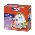 Cleaning & Janitorial Supplies | Hefty E8-8366 23.75 in. x 24.88 in. 13 gal. Ultra Strong Scented Drawstring Tall Kitchen Bags - Lavender/Vanilla, White (330/Carton) image number 2