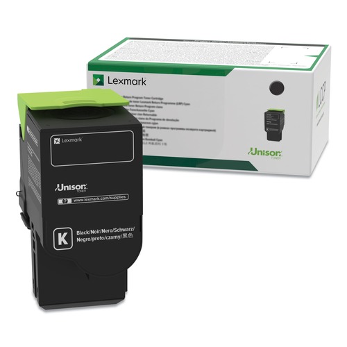 Ink & Toner | Lexmark 70C0XKG 70C0XKG 8,000 Page-Yield TAA Compliant Return Program Extra High-Yield Toner - Black image number 0