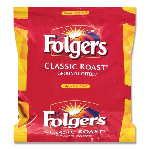 Coffee Machines | Folgers 2550052320 Regular 1.05 oz. Coffee Filter Packs (40/Carton) image number 0