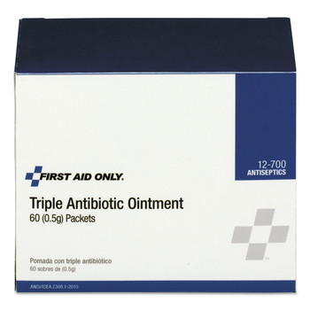 First Aid Only 0.5 grams Packet Triple Antibiotic Ointment (1/Box)