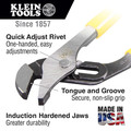 Specialty Pliers | Klein Tools D502-6TT 6 in. Pump Pliers with Tether Ring image number 1