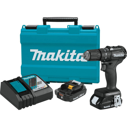 Factory Reconditioned Makita XPH11RB-R 18V LXT Brushless Sub-Compact Lithium-Ion 1/2 in. Cordless Hammer Drill Driver Kit with 2 Batteries (2 Ah) image number 0