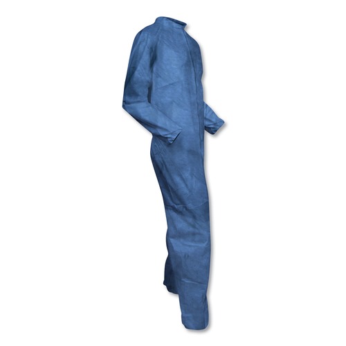 A60 Elastic-Cuff, Ankle and Back Coveralls, 2X-Large, Blue, 24/Carton A60 Elastic-Cuff, Ankle and Back Coveralls, 2X-Large, Blue, 24/Carton