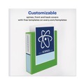Office Jansan | Avery 79779 Heavy-Duty 3 in. Capacity 11 in. x 8.5 in. 3-Ring View Binder with DuraHinge and Locking One Touch EZD Rings - Chartreuse image number 3