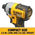Combo Kits | Dewalt DCK274E2 20V MAX Brushless Lithium-Ion 1/2 in. Cordless Hammer Drill Driver and 1/4 in. Impact Driver Combo Kit with 2 POWERSTACK Batteries (1.7 Ah) image number 19