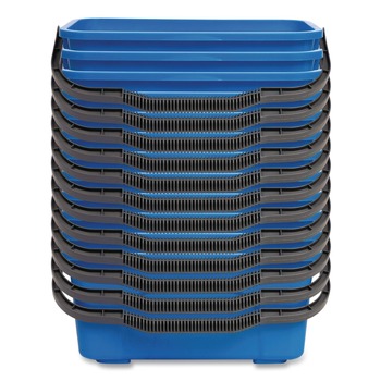 Gritt Commercial GRI18312PK 3-Gallon Window and General Cleaning Bucket - Blue (12/Carton)