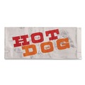 Cleaning & Janitorial Supplies | Bagcraft 300455 "Hot Dog" Label 3.5 in. x 8.5 in. Foil Single-Serve Bags - Silver (1000/Carton) image number 0