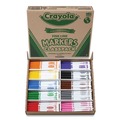Washable Markers | Crayola 588210 Fine Bullet Tip Fine Line Classpack Non-Washable Marker Assorted Colors (200/Box) image number 0