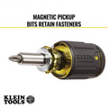 Screwdrivers | Klein Tools 32308 8-in-1 Adjustable Length Multi-Bit Stubby Screwdriver image number 8