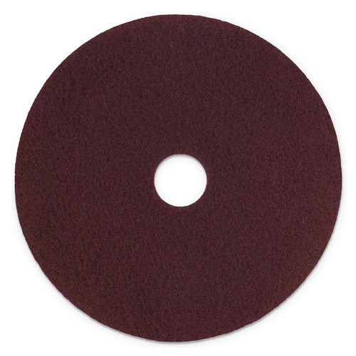  | Scotch-Brite SPPP17 17 in. Diameter Surface Preparation Pad Plus - Maroon (5/Carton) image number 0