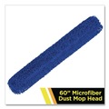 Mops | Gritt Commercial GRI18260 60 in. x 5 in. Microfiber Looped Dust Mop Pad Head - Blue image number 7