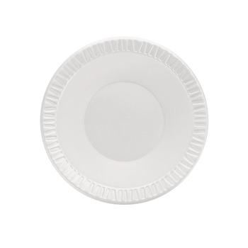Dart 10 oz. - 12 oz. Quiet Classic Laminated Foam Dinnerware Bowls - White (1000/Carton)