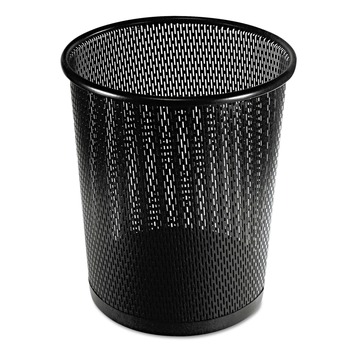 PRODUCTS | Artistic ART20017 Urban Collection 20.24 oz. Punched Metal Wastebin - Black Satin