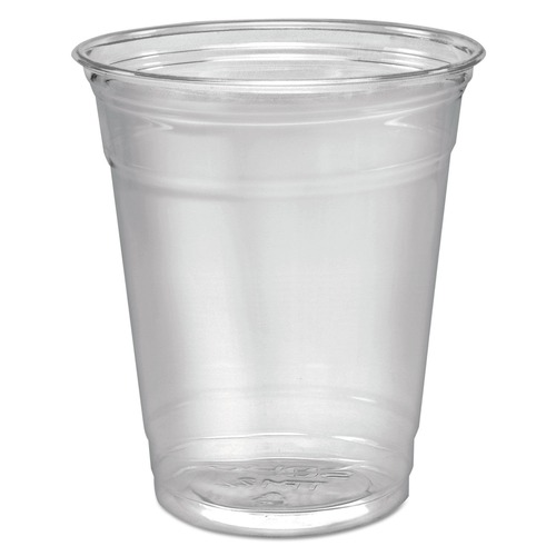 Cups and Lids | Dart TP12 Ultra Clear 12 oz. to 14 oz. Practical Fill PET Cups (50/Pack) image number 0