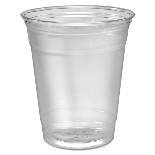 Cups and Lids | Dart TP12 Ultra Clear 12 oz. to 14 oz. Practical Fill PET Cups (50/Pack) image number 0