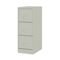 Office Filing Cabinets & Shelves | Alera 26122 15 in. x 22 in. x 40.19 in. Letter-Size 3-Drawer Economy Vertical File - Light Gray image number 1