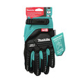 Work Gloves | Makita T-04298 Advanced ANSI 2 Impact-Rated Demolition Gloves - Extra-Large image number 1