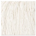 Mops | Boardwalk BWK2024CEA No. 24 Cotton Cut-End Wet Mop Head - White image number 4