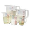 Beverage Serveware | Rubbermaid Commercial FG321700CLR 2 qt. Bouncer Measuring Cup - Clear image number 3