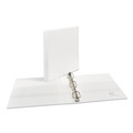 Office Jansan | Avery 09301 3 EZD Rings 1 in. Capacity 11 in. x 8.5 in. Durable View Binder with DuraHinge - White image number 2
