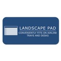 Office Jansan | Roaring Spring 74500 WIDE Landscape 11 in. x 9.5 in. Sheets Medium/College Rule Unpunched Format Writing Pad with Standard Back - White image number 7