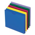 Office Jansan | Pendaflex 50990 Straight Tab Poly Letter File Jackets - Assorted File Folder Colors (10/Pack) image number 0