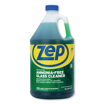 Zep Commercial 1 gal. Bottle Ammonia-Free Glass Cleaner - Pleasant Scent (4/Carton)