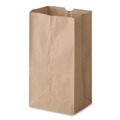 Storage Accessories | Ross & Wallace Paper Products 130303500PK/BL 4.74 in. x 2.91 in. x 8.66 in. #3 Size Extra-Heavy-Duty Grocery Paper Bags - Kraft (500/Bundle) image number 2