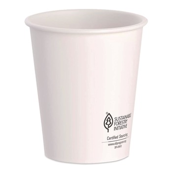 Dart ThermoGuard Paper Hot Cup 12 oz White 30/Pack