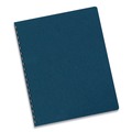  | Fellowes Mfg Co. 52145 11.25 in. x 8.75 in. Executive Leather-Like Unpunched Presentation Cover - Navy (50/Pack) image number 2