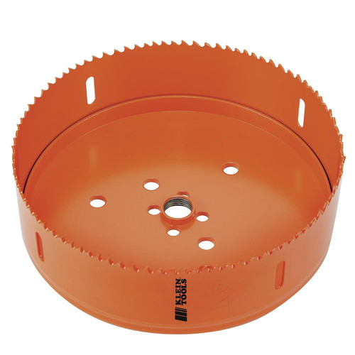 Hole Saws | Klein Tools 31900 6-3/8 in. Bi-Metal Hole Saw for Drywall, Ceiling Tile, Wood, Plastic, and Stainless Steel image number 0