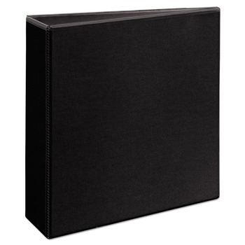 Avery 3 EZD Rings 3 in. Capacity 11 in. x 8.5 in. Durable View Binder with DuraHinge - Black