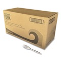 Food Service | Boardwalk BWKFORKPPMW 5.51 in. Mediumweight Polypropylene Fork Cutlery - White (1000/Carton) image number 0