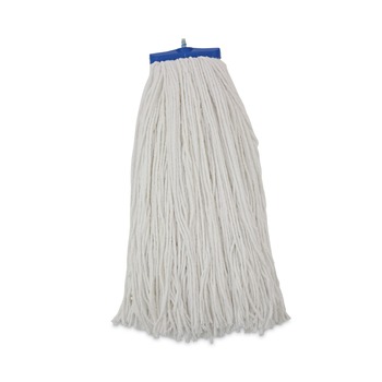 Boardwalk BWK724REA 24 oz. Cut-End Lie-Flat Rayon Wet Mop Head - White