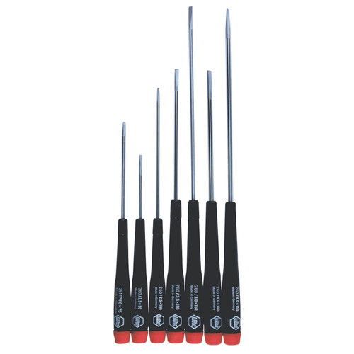 Screwdrivers | Wiha Tools 26092 7-Piece Precision Slotted/Phillips Screwdrivers (1 Set) image number 0