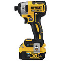 Impact Drivers | Dewalt DCF888P2BT 20V MAX XR 5.0 Ah Cordless Lithium-Ion Brushless Tool Connect 1/4 in. Impact Driver Kit image number 1