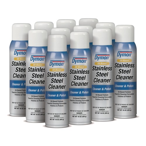 Office Jansan | ITW Dymon 20920 16 oz. Aerosol Spray Stainless Steel Cleaner (12/Carton) image number 0